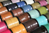 2.7mm Leather Cords Bracelet Necklace Rope (100 yards/roll)