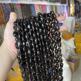 10x14mm Smoky Quartz Rough Stone Chips Strand for Jewelry Making