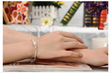 925 Silver Flower Bracelet Women