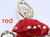20 Pcs Gold 3D Dancing Girls 57x40mm Ballet Girls Different Colors Skirts