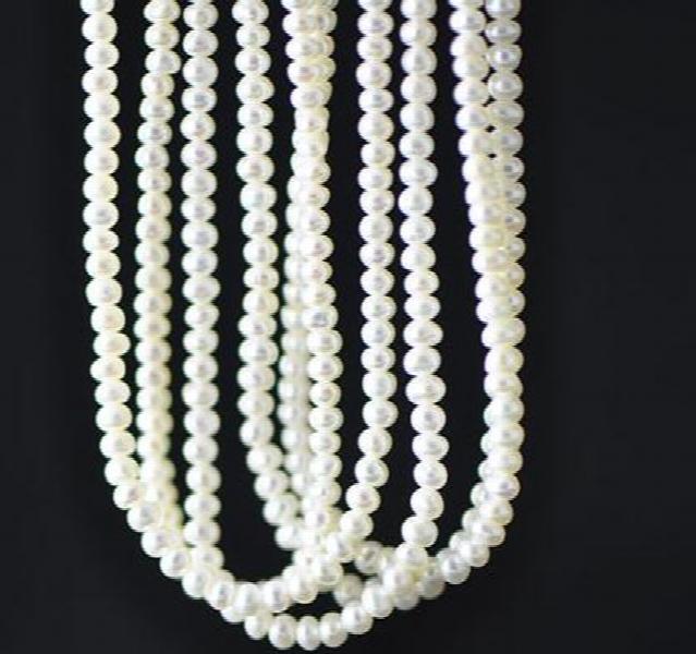 Freshwater Pearl Loose Beads 3mm 15'' Strand DIY Jewelry Making