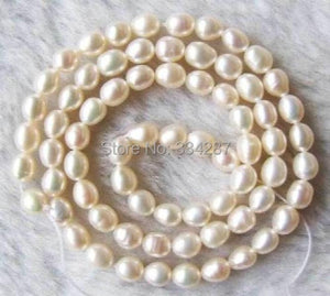 14inches 6-7mm Freshwater Pearl Rice Beads