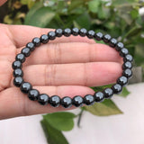 Fengbaowu Hematite Magnetic Bracelet Crystal Healing Stone Jewelry