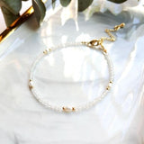 Colorful Semi-precious Stone Bracelet with Pearl