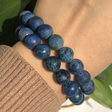 4-10mm Dark Sea Sediment Jaspers America Turquoises Beads