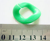 100pcs Colorful Acrylic Link Necklace Bracelet Earring Fitting