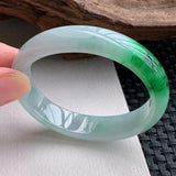 Zheru Jewelry Natural Light Green Burmese Emerald Bracelet