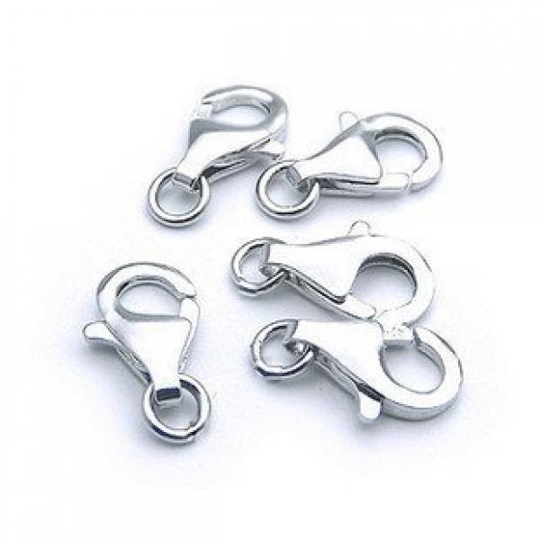 10pcs 925 Sterling Silver Lobster Clasp with Jump Ring Charms