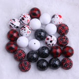 20mm Mixed Colorful Large Acrylic Beads 50pcs Lot Kids Chunky Necklace Jewelry