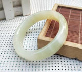 Natural Pattern Round Bangles Hand-Carved Bracelet