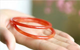 Natural Red Agate Chalcedony Bracelet Iced Jade Classic Multi-ring Bracelet