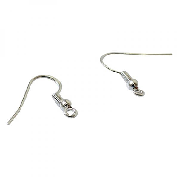 100PCS 925Sterli Silver Hook Earrings Ear Wires DIY Jewelry Findings