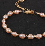Real Freshwater Pearl Bracelet for Women Wedding Jewelry