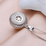 Freshwater Pearl Necklace Sterling Silver Pendant
