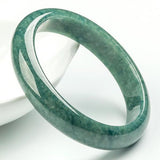 Natural Burmese Jadeite Oil Cyan Bracelet Princess Jewelry Gift