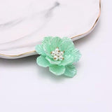 30pcs 43mm ABS Petal Core Cartoon Flowers Beads DIY Jewelry Earring