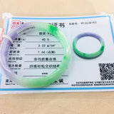 Natural Jadeite Bracelet Purple Green 54-62mm Female Princess Jade Bracelet