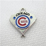 20pcs American Baseball Cubs Dangle Charms DIY Bracelet Necklace Jewelry