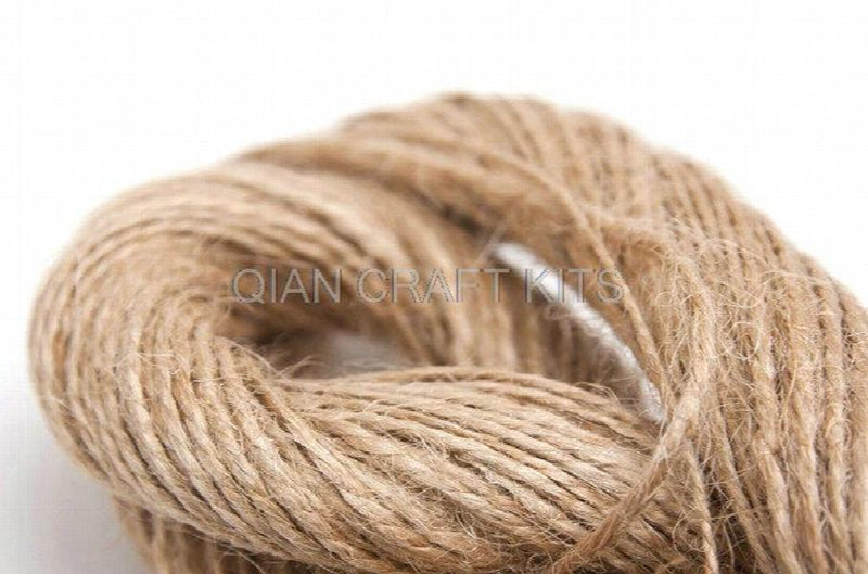 200m Natural Linen Hemp Cord 1-3mm for Wrapping