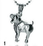 12pcs 18KGP Zodiac Pendant Mounting DIY Lucky Charm Jewelry