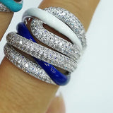 Cubic Zirconia Women's Engagement Ring Wedding Bridal Dubai High Gift