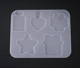 Star Cloud Pendant Crystal Epoxy Mold Jewelry Mould Silicone Moulds