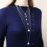 Stainless Steel Gothic Nameplate Necklace 18K Plated Cuban Link Chain
