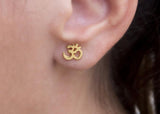 925 Silver OM Symbol Earring for Women