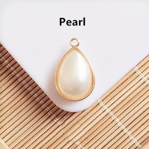 10pcs Colorful Water Drop Rhinestone Charms DIY Jewelry Making