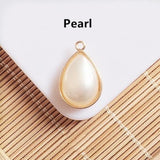 10pcs Colorful Water Drop Rhinestone Charms DIY Jewelry Making