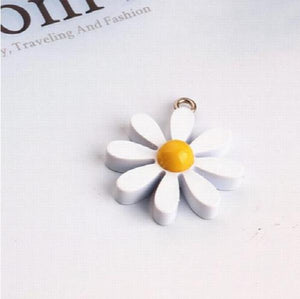 30pcs Resin Flowers Charms for DIY Earrings/Necklaces