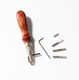 7 in 1 Leathercraft Adjustable Stitching and Groover Tool Set DIY Practical