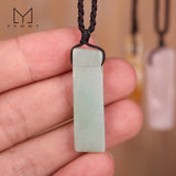 Yammy Natural Stone Slice Pendant Necklace for Women