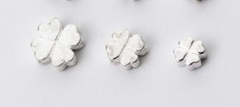 925 Sterling Silver Clover Spacer Beads 5mm 6mm 8mm DIY Jewelry Making