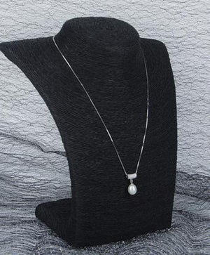 Elegant 925 Silver Pearl Necklace Pendant for Women
