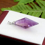 Natural Amethyst Pendulum Pendant