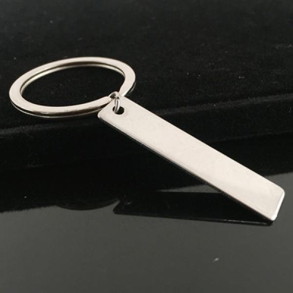 Engraved Name Date Words Keychain Couples Valentine Gift Men Women Jewelry