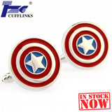 Superhero Cufflink Cuff Link 2 Pairs Set