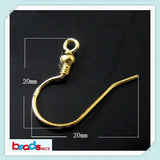 925 Silver Earring with 14K Finish