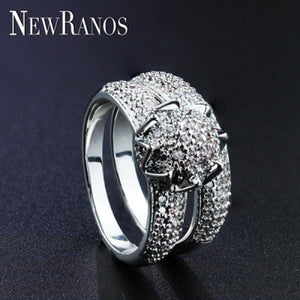 Couple Engagement CZ Ring Sets Wedding Jewelry R010GY1322