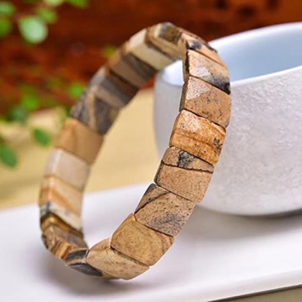 Natural Stone Bracelet Hand Row Lucky Crystal Jewelry