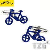 Bike Cufflink Cuff Link Set