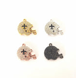 10pcs Aolly SPORTS HAT Charms for Bracelet Making
