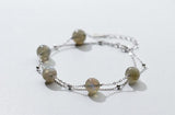 925 Silver Moonstone & Beads Chain Bracelet GTLS550