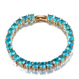 925 Sterling Silver Gemstone Friendship Bracelet