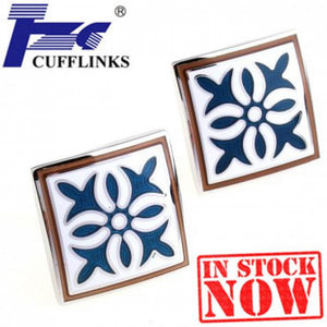 Enamel Epoxy Cufflink Cuff Link 2 Pairs Promo
