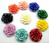 Chinese Organic Cinnabar Quartz Crystal Flower Pendant for DIY Jewelry Making