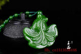 Green Jade Goldfish Pendant Necklace Charm Jewellery Accessory