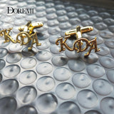 DOREMI Personalized Letter Cufflinks Name Cufflinks Accessories