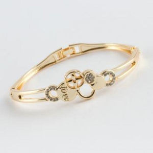 Gemstone Clamp Bracelet